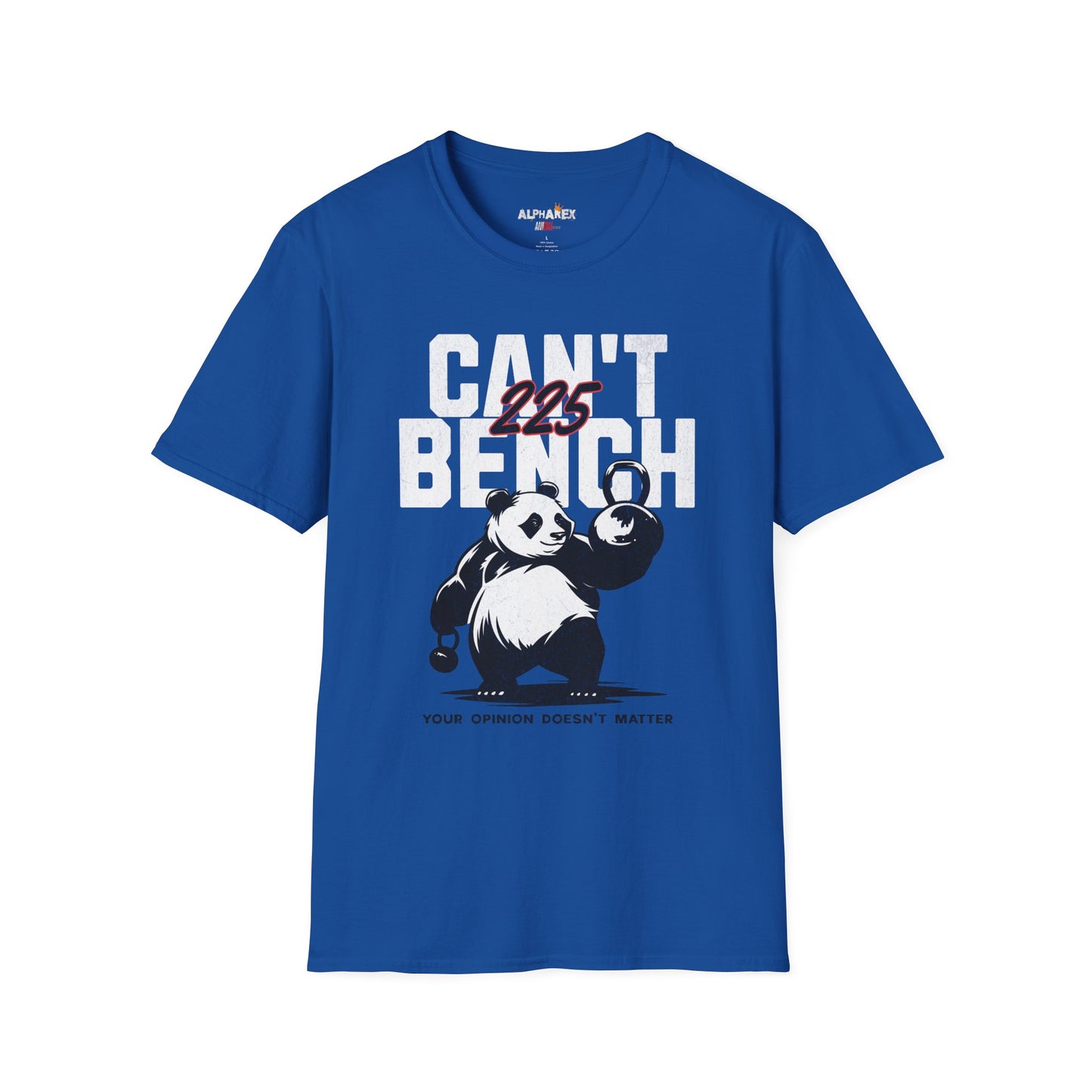 Can't Bench 225 Unisex Softstyle T-Shirt