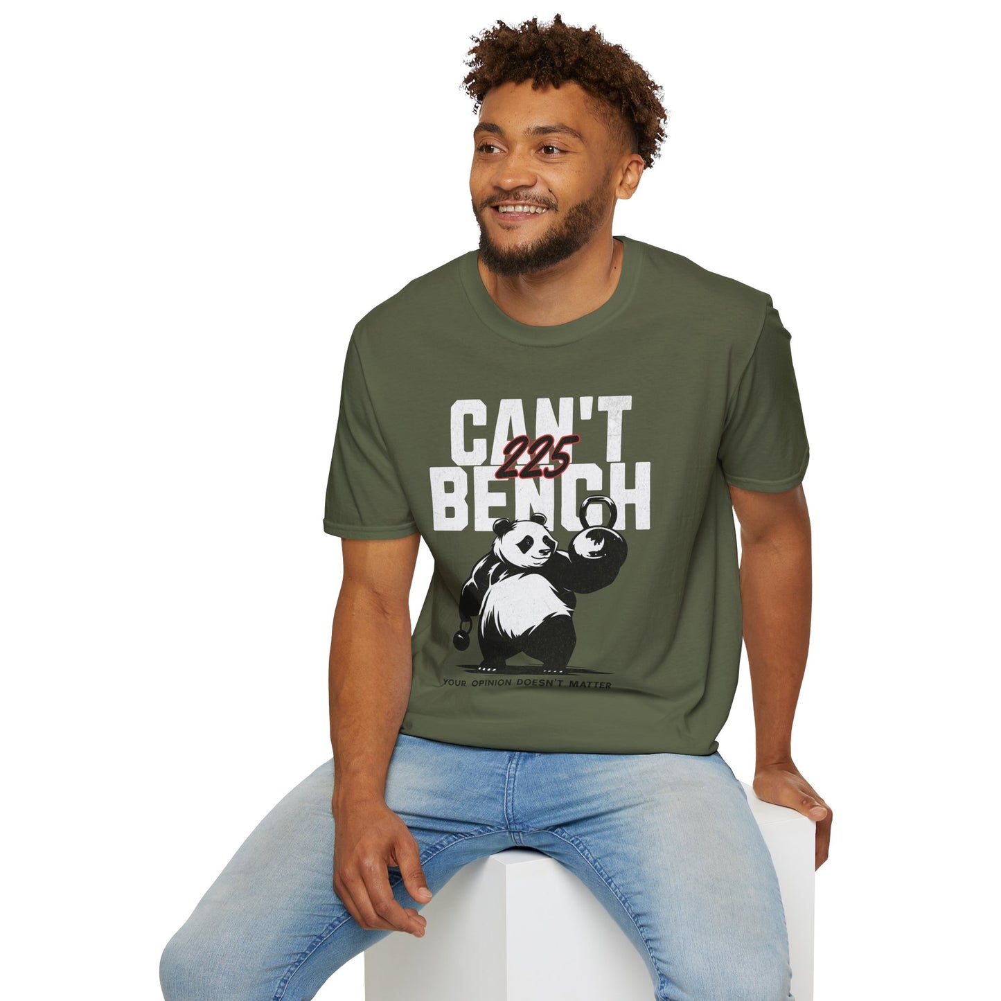 Can't Bench 225 Unisex Softstyle T-Shirt