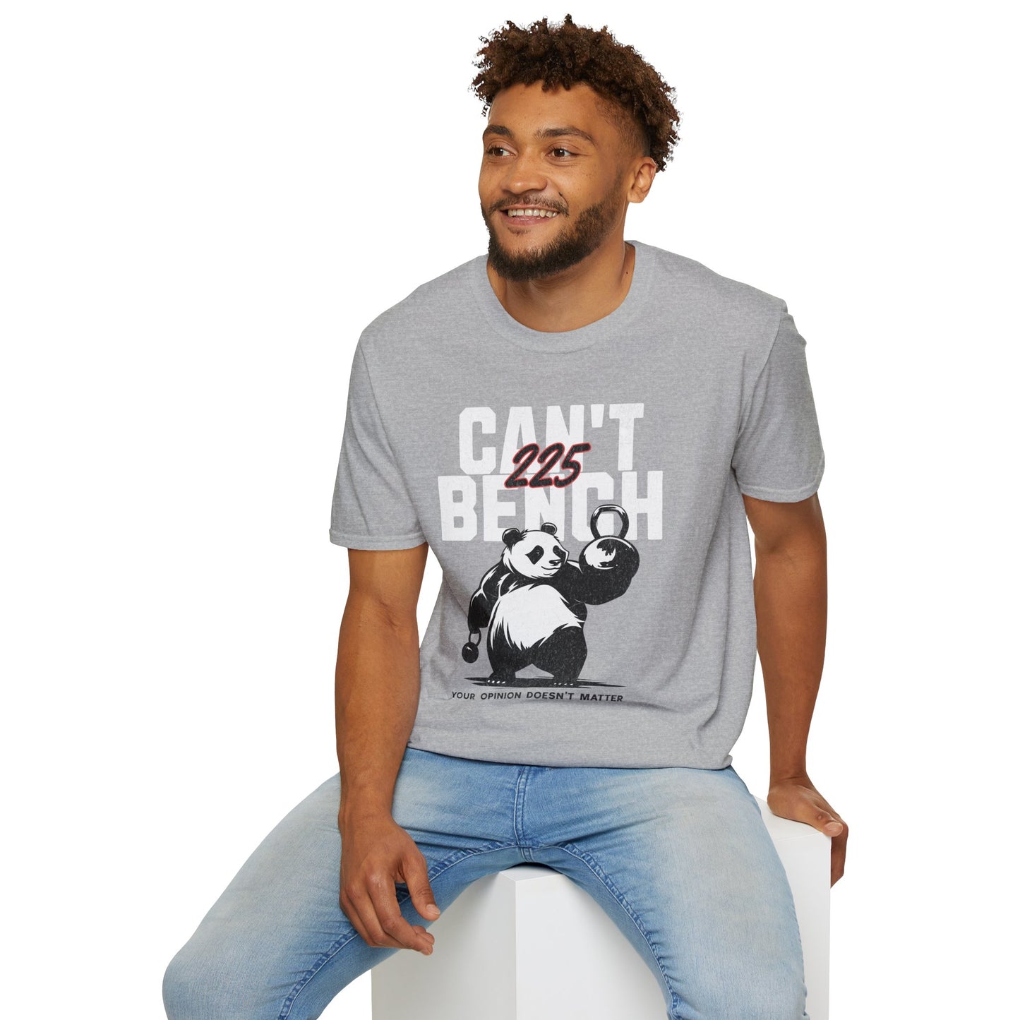 Can't Bench 225 Unisex Softstyle T-Shirt