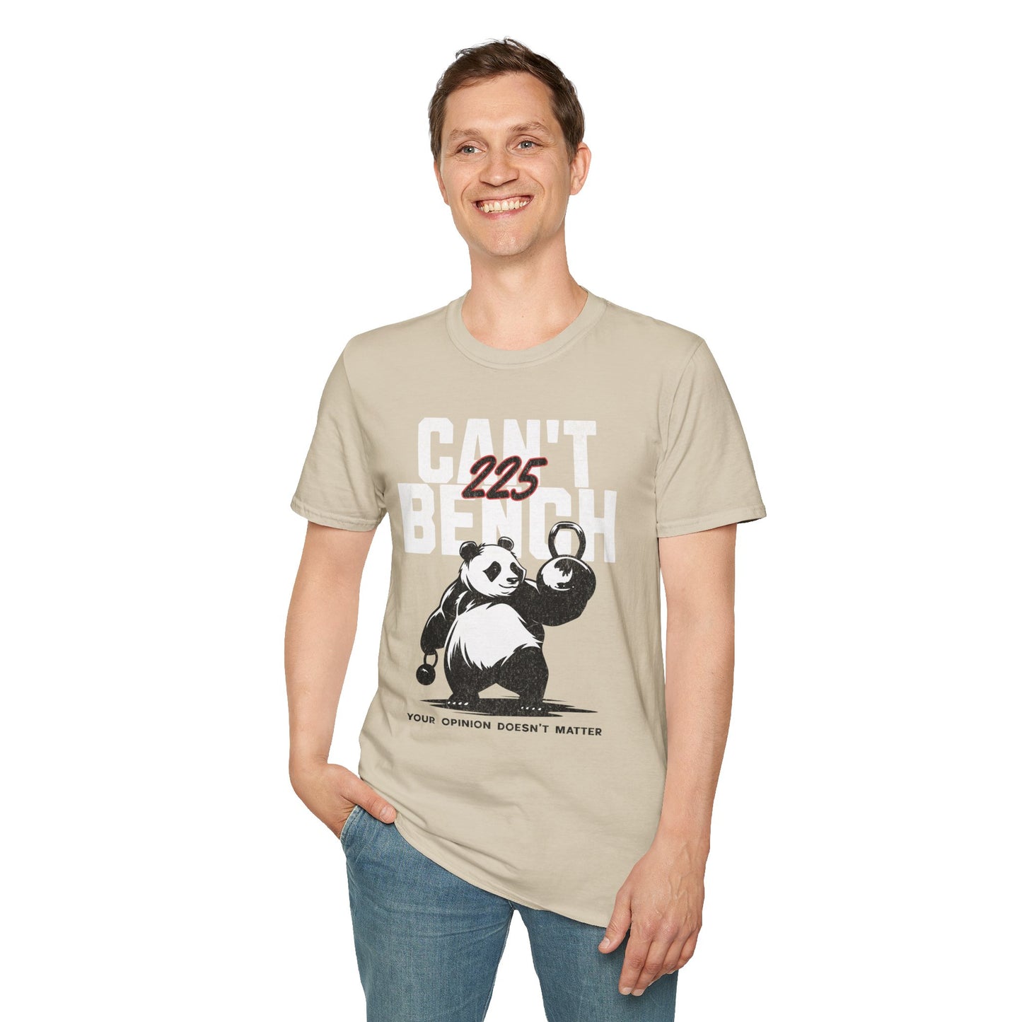 Can't Bench 225 Unisex Softstyle T-Shirt