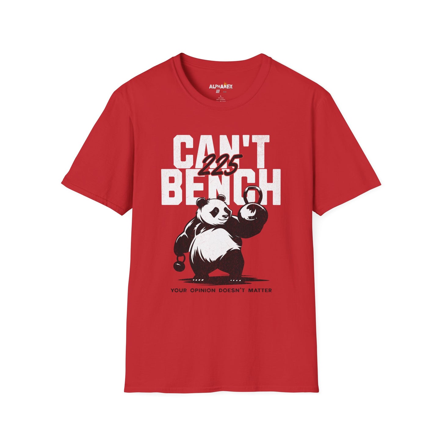 Can't Bench 225 Unisex Softstyle T-Shirt