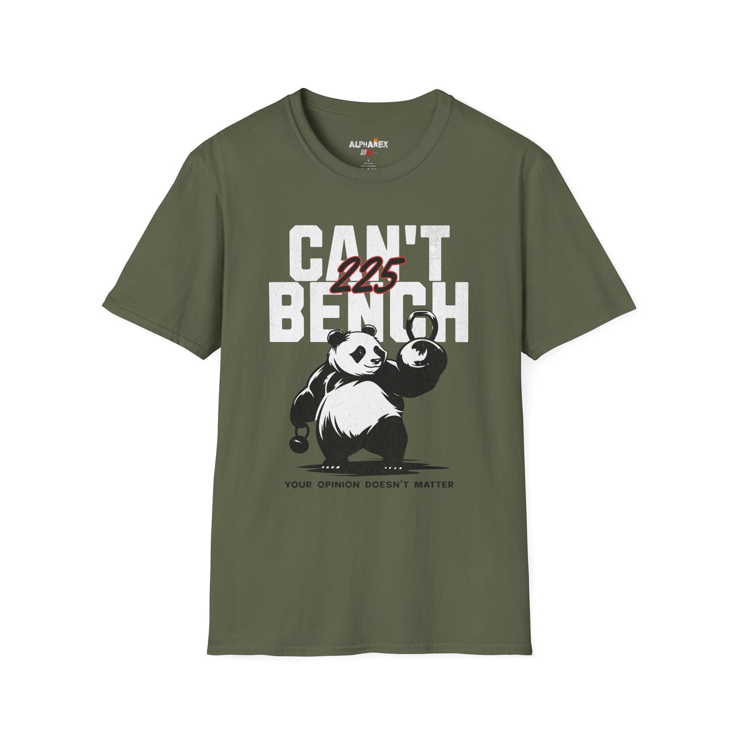Can't Bench 225 Unisex Softstyle T-Shirt